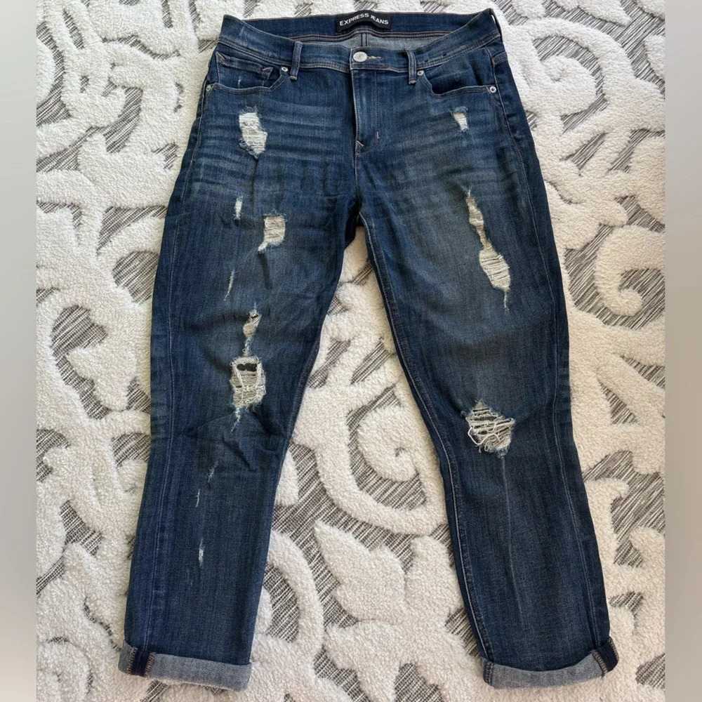 Express Cropped Legging Mia Midrise Sz 8
